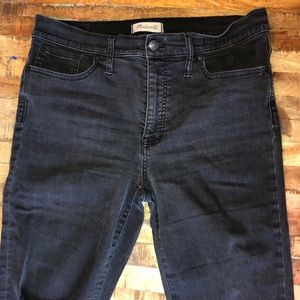 Madewell 9” high rise skinny jeans